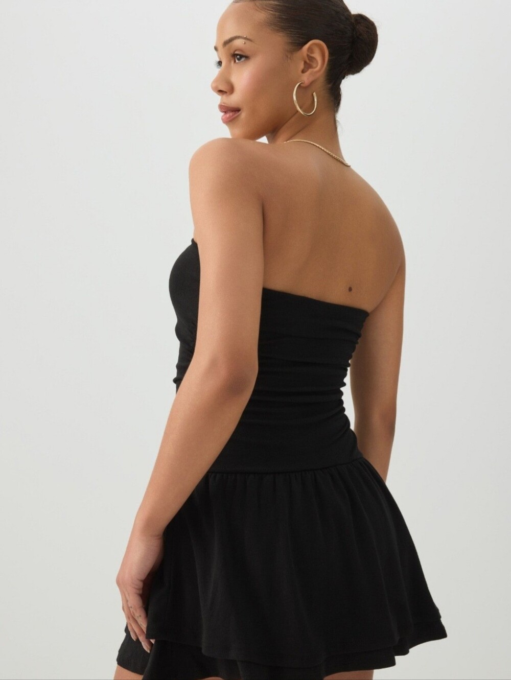 NWOT Y2K Strapless Romper Dress - Picture 3 of 7